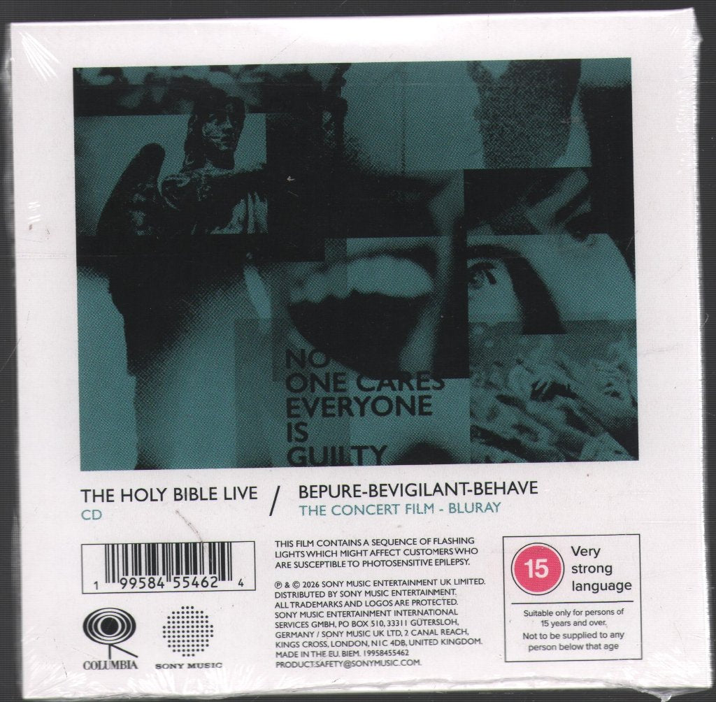 Manic Street Preachers - The Holy Bible Live - Cd Set