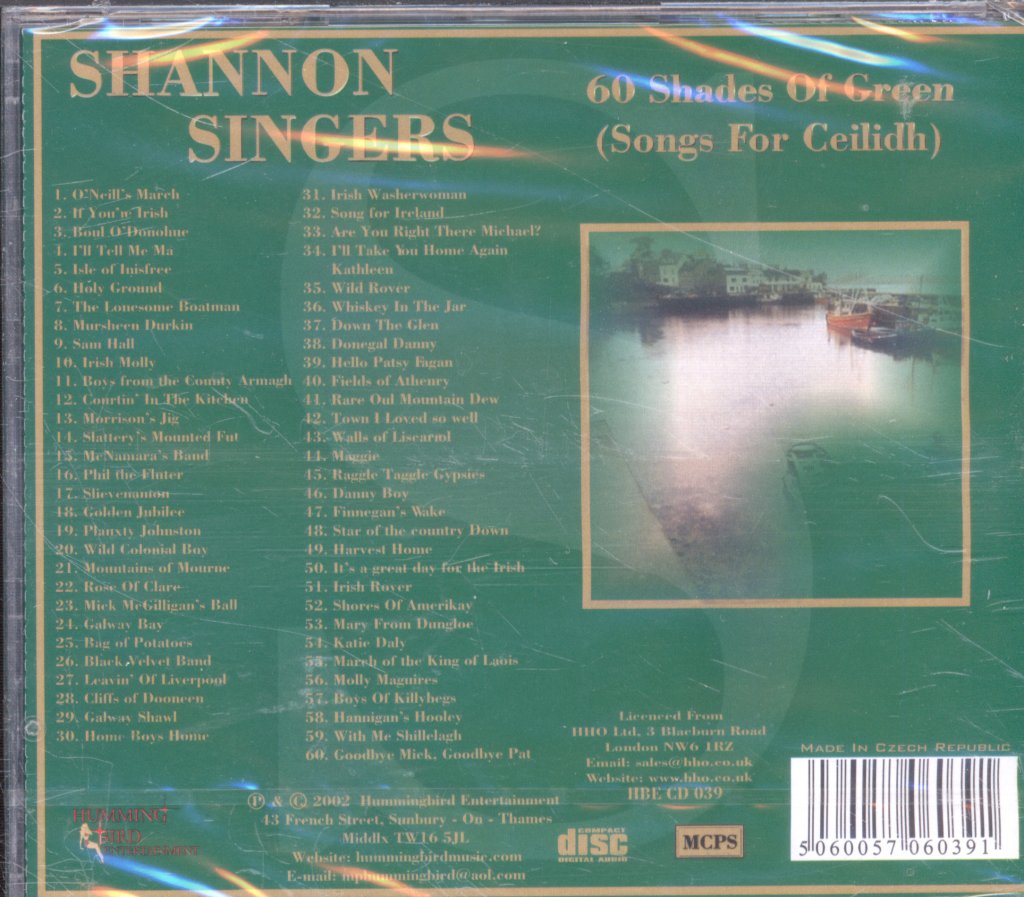 Shannon Singers - 60 Shades of Green - Cd