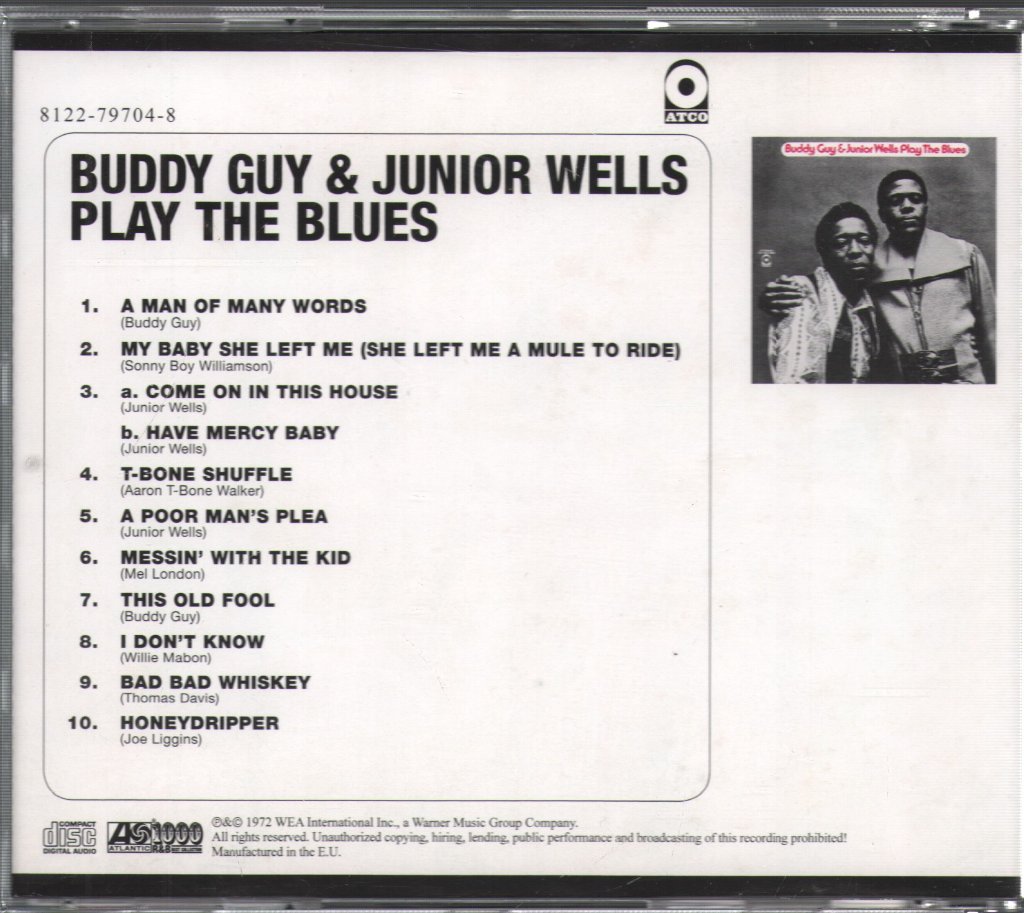 Buddy Guy And Junior Wells - Play The Blues - Cd