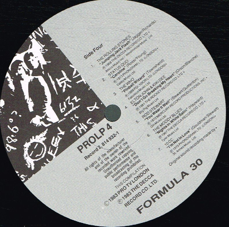 Various Artists - Formula 30 - Double Lp