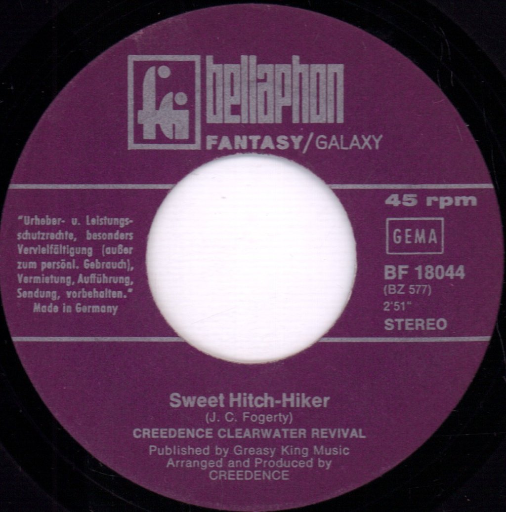 Creedence Clearwater Revival - Sweet Hitch Hiker - 7 Inch