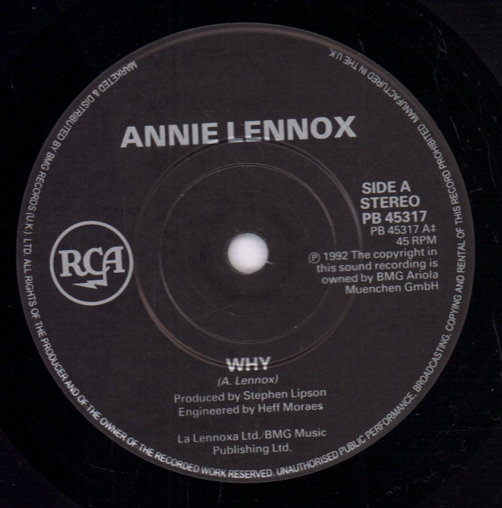 Annie Lennox - Why - 7 Inch