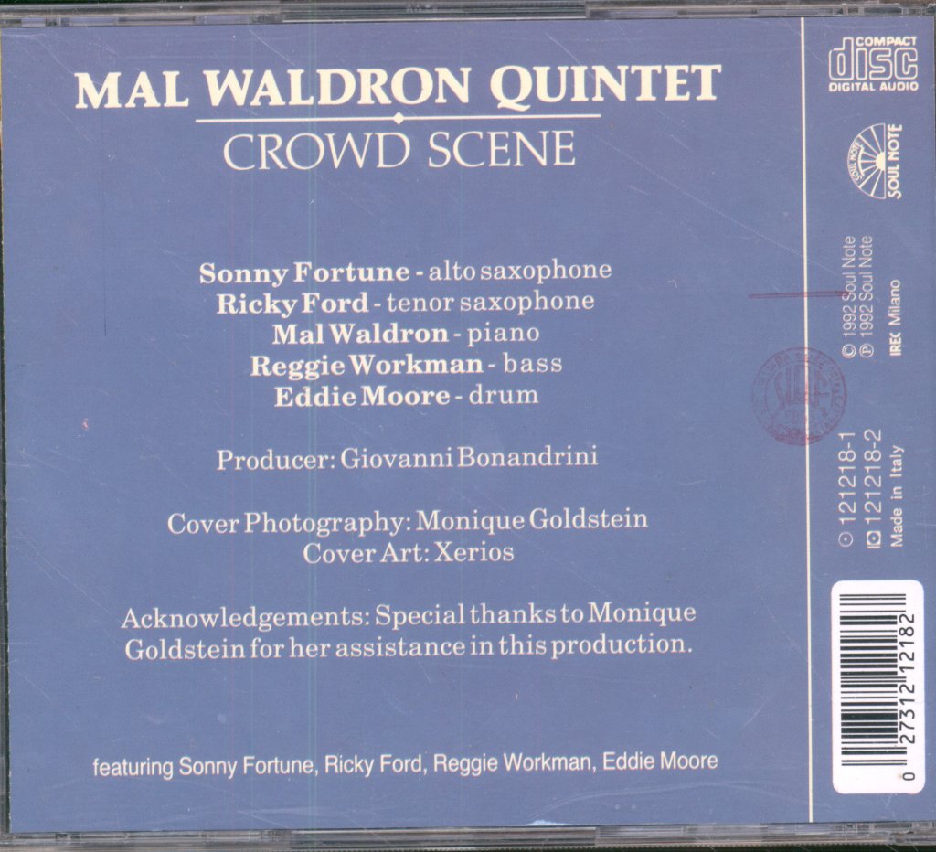 Mal Waldron Quintet - Crowd Scene - Cd