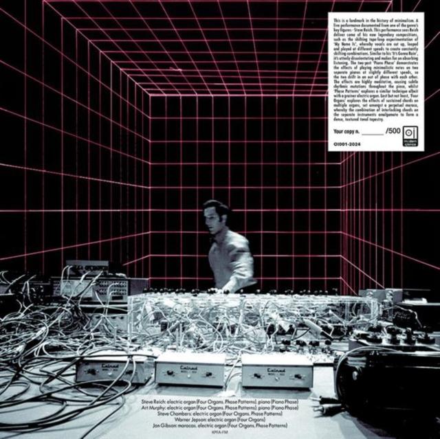 Steve Reich - Live At Berkeley University Museum, July 11th 1970 - Lp