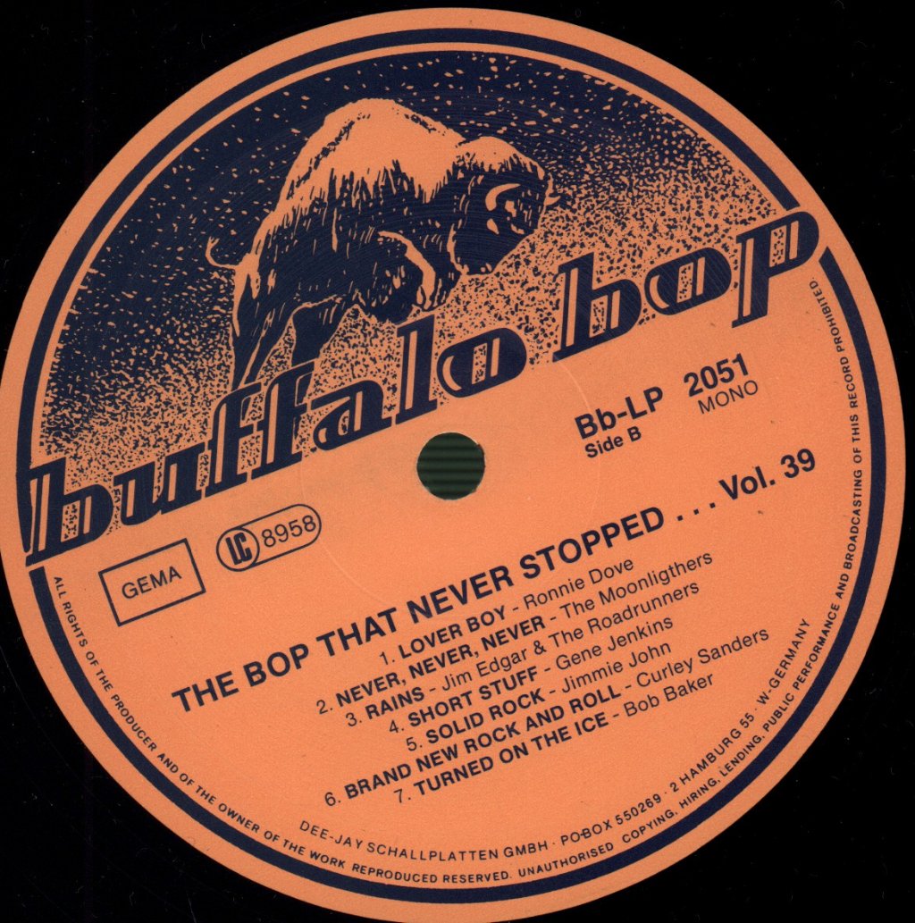 Various Artists - Buffalo Bop: The Bop That Never Stopped Volume 39 - Lp