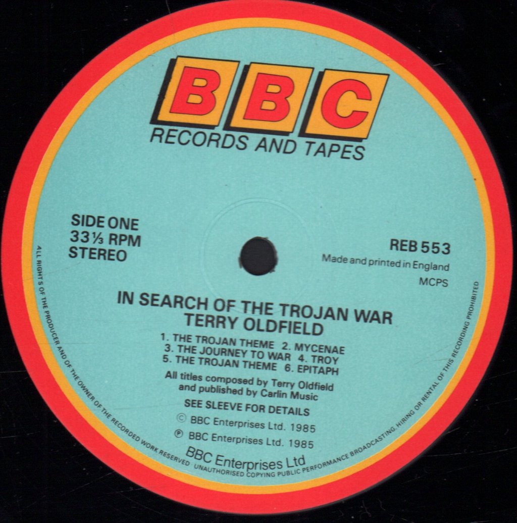 Terry Oldfield - In Search Of The Trojan War - Lp