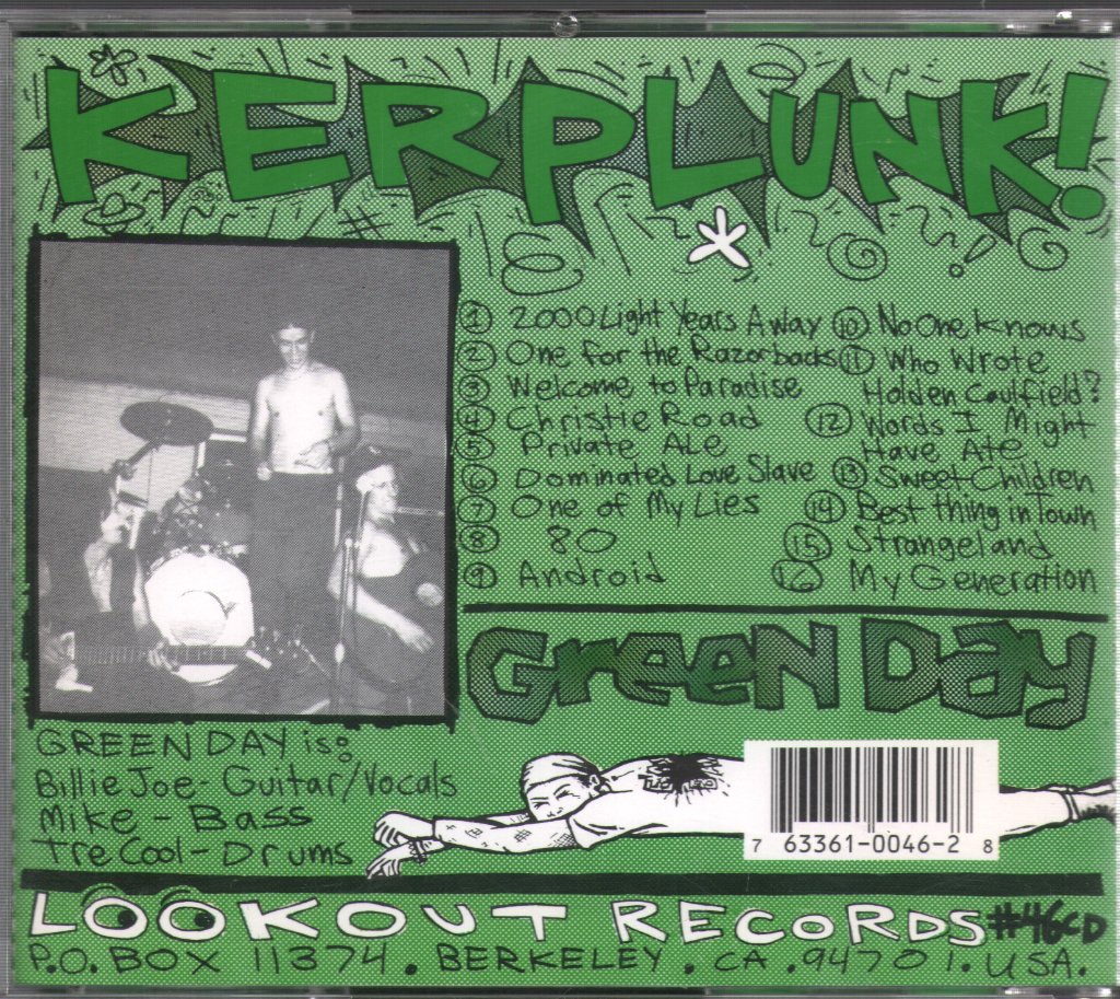 Green Day - Kerplunk! - Cd