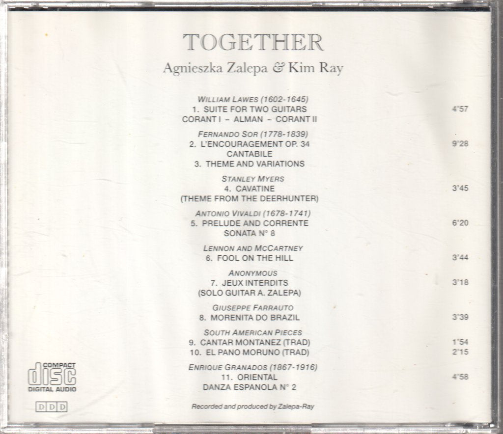 Agnieszka Zalepa and Kim Ray - Together - Cd