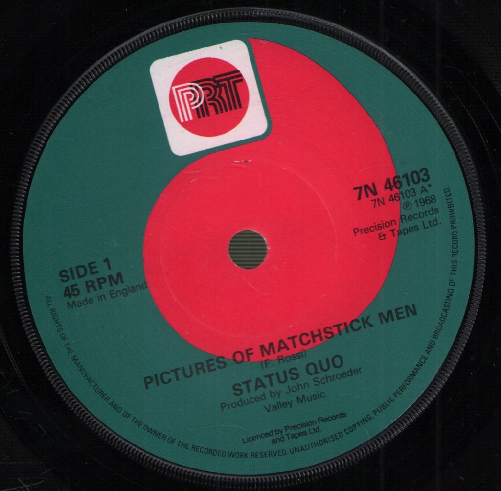 Status Quo - Pictures Of Matchstick Men - 7 Inch