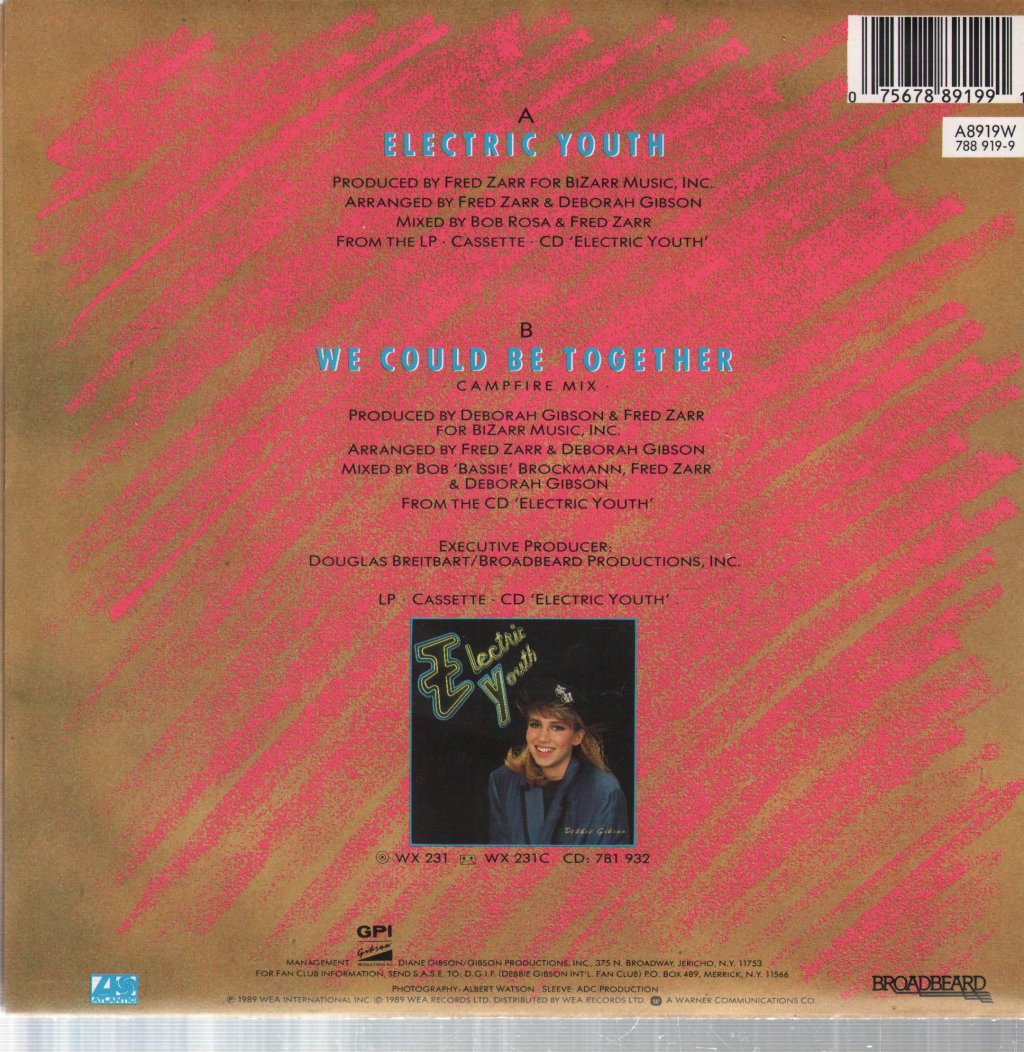 Debbie Gibson - Electric Youth - 7 Inch