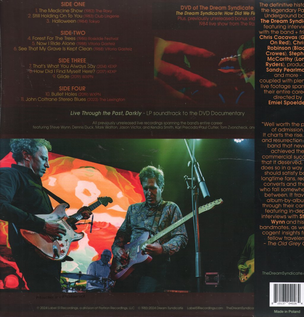 Dream Syndicate - Live Through the Past, Darkly - Double Lp