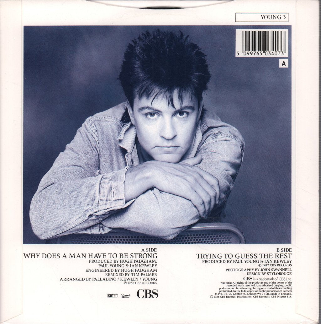 Paul Young - Why Does A Man Have To Be Strong - 7 Inch