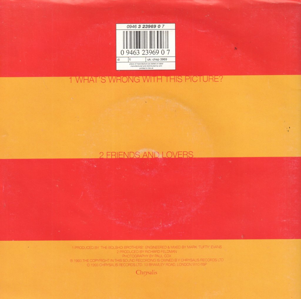 Chesney Hawkes - What's Wrong With This Picture - 7 Inch