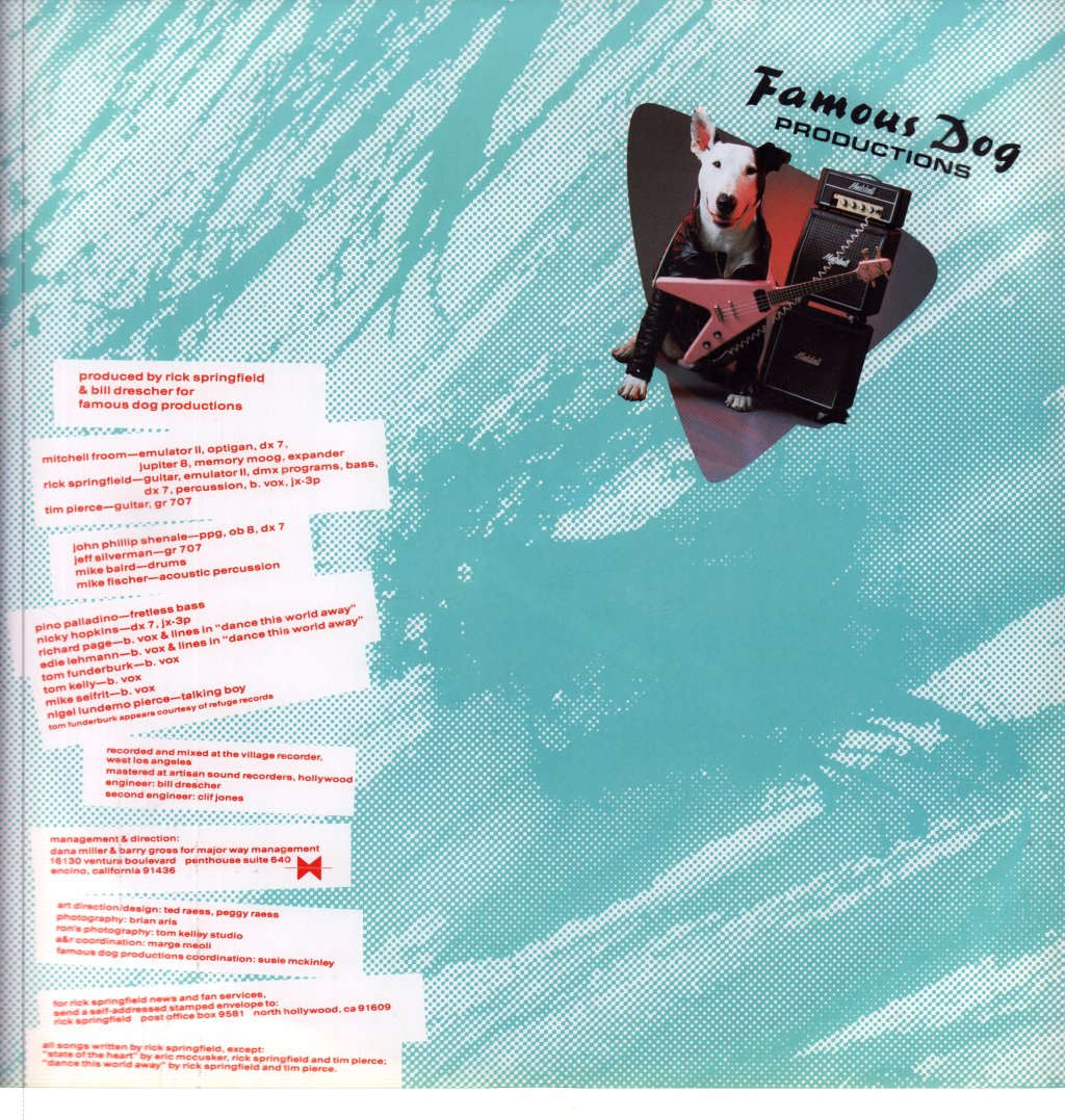 Rick Springfield - Tao - Lp