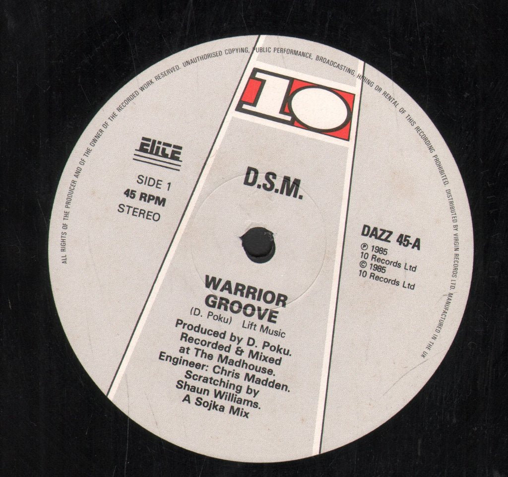 Dsm - Warrior Groove - 12 Inch