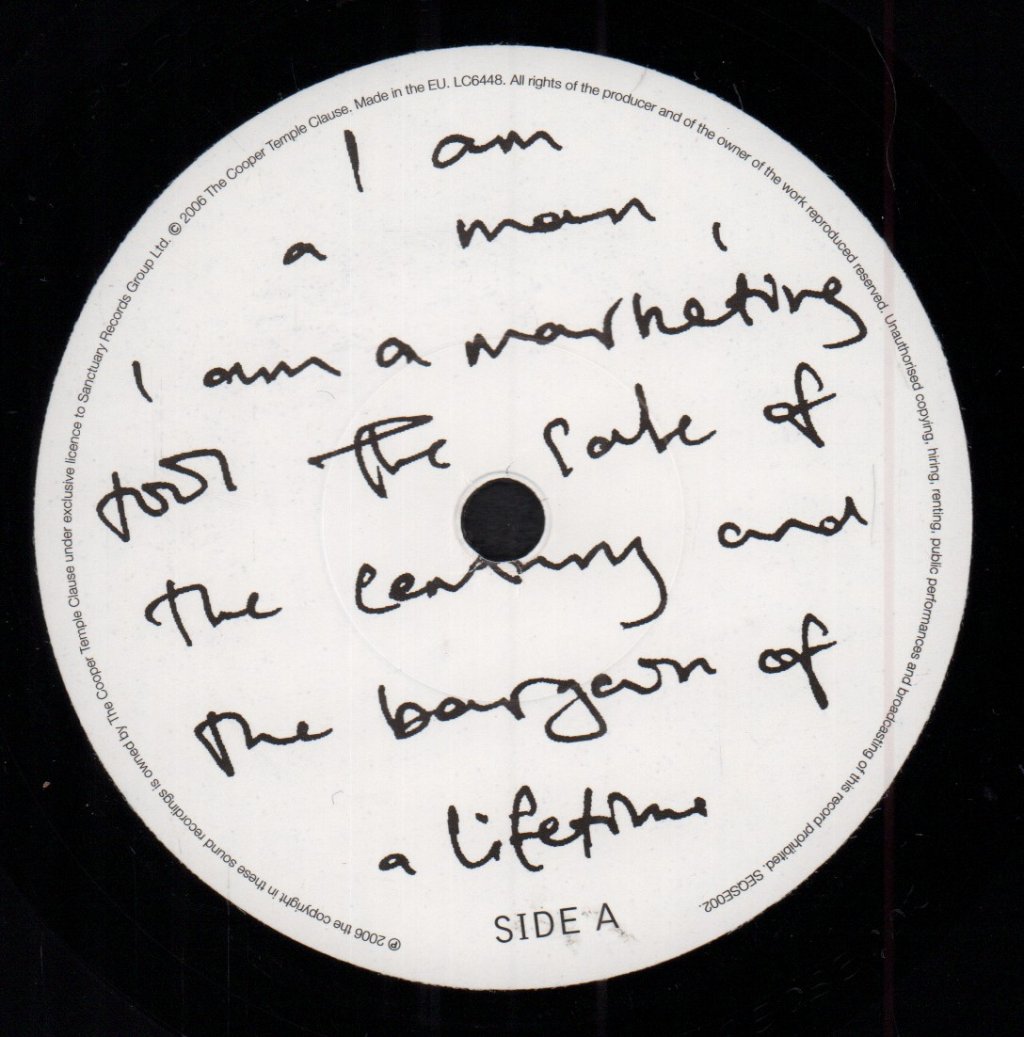 Cooper Temple Clause - Homo Sapiens - 7 Inch