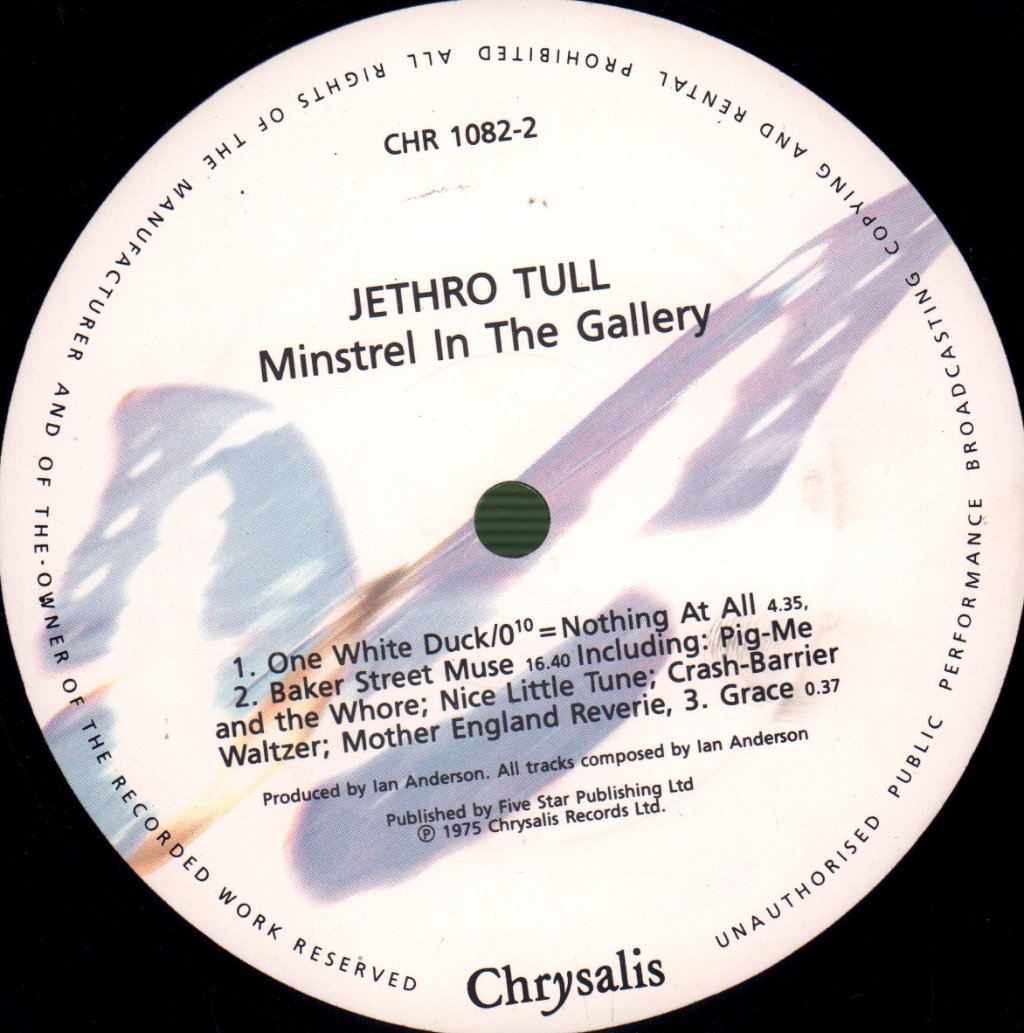 Jethro Tull - Minstrel In The Gallery - Lp
