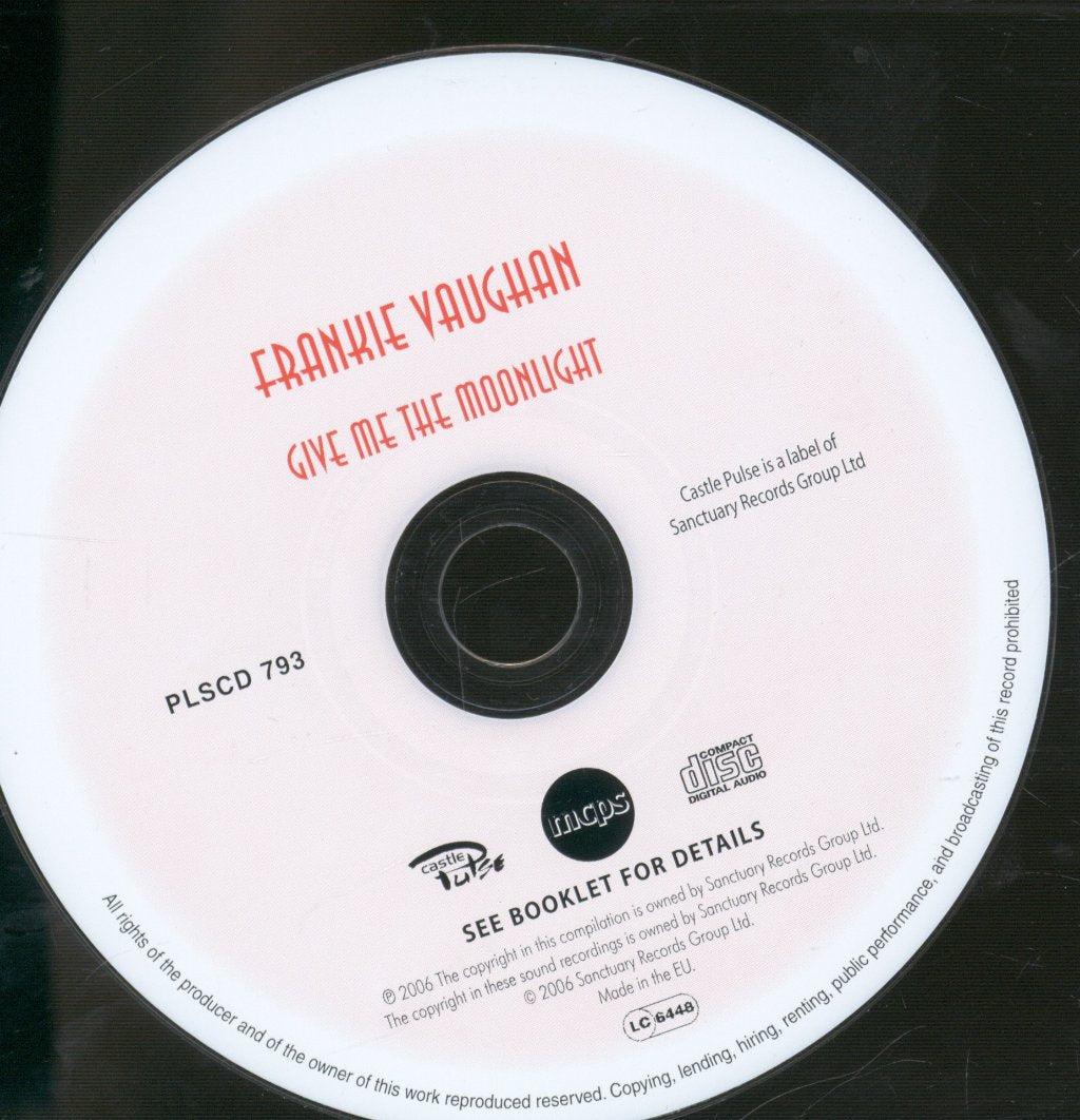 Frankie Vaughan - Give Me The Moonlight - Cd