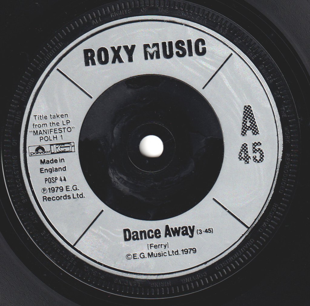 Roxy Music - Dance Away - 7 Inch