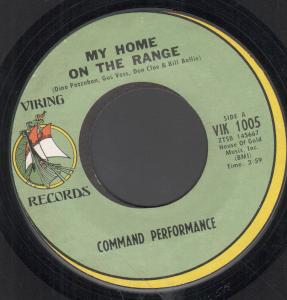 Command Performance - My Home On The Range - 7 Inch