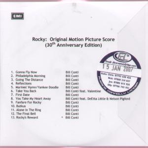 Various Artists - Rocky Original Motion Picture Score - Cdr