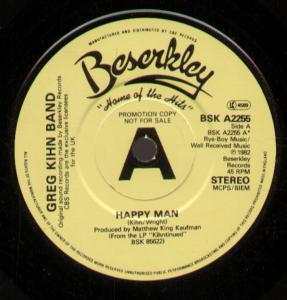 Greg Kihn Band - Happy Man - 7 Inch