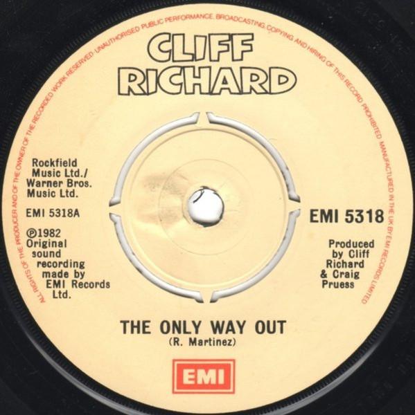 Cliff Richard - Only Way Out - 7 Inch