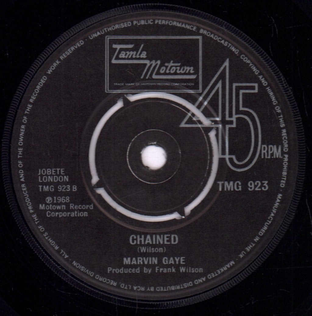 Marvin Gaye - I Heard It Through The Grapevine / Chained - 7 Inch