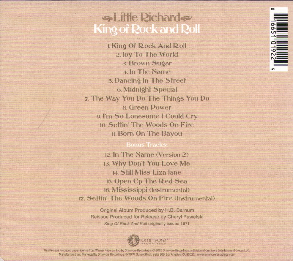 Little Richard - King Of Rock And Roll - Cd
