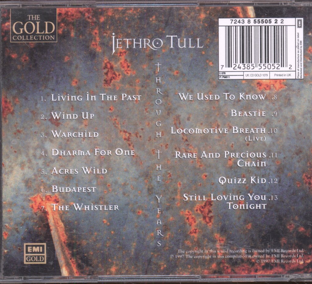 Jethro Tull - Through The Years - Cd