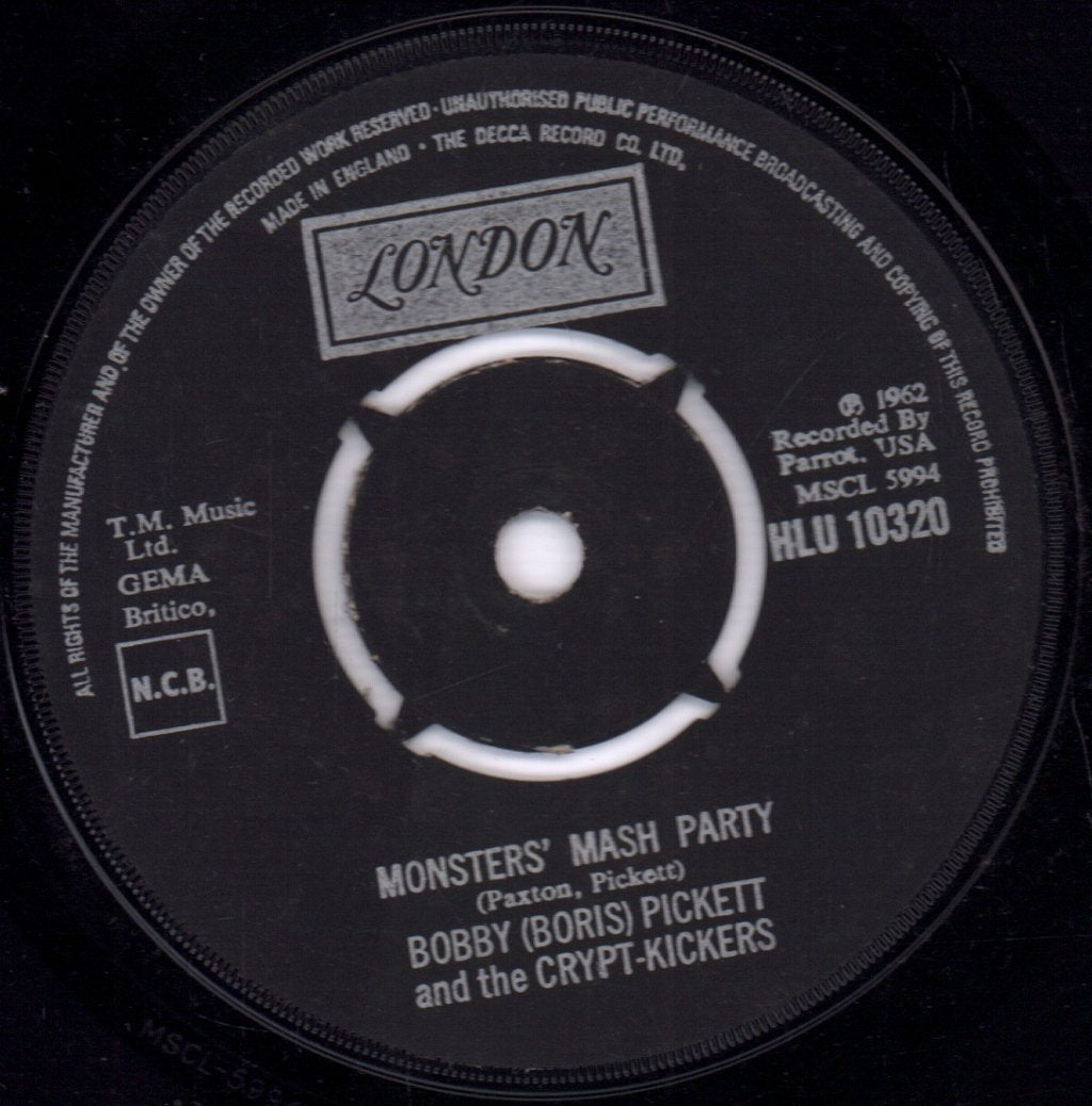 Bobby Boris Pickett And The Crypt-Kickers - Monster Mash - 7 Inch