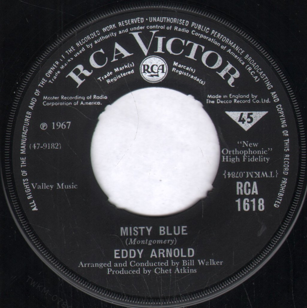 Eddy Arnold - Misty Blue - 7 Inch