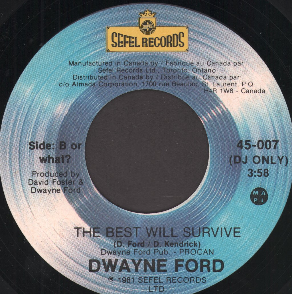 Dwayne Ford - Lovin' And Losing You - 7 Inch