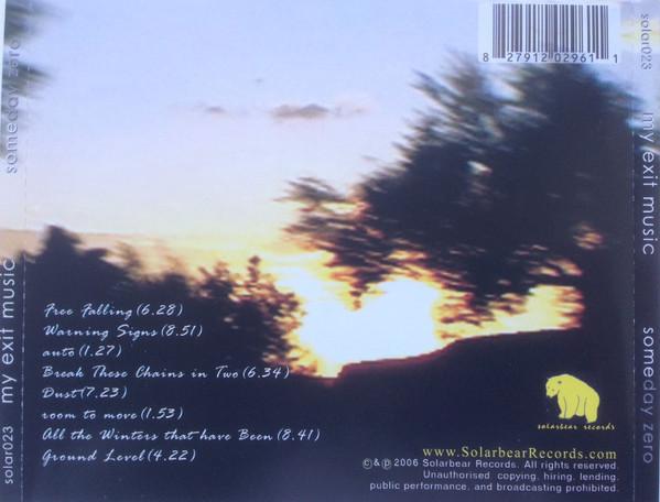 My Exit Music - Someday Zero - Cd