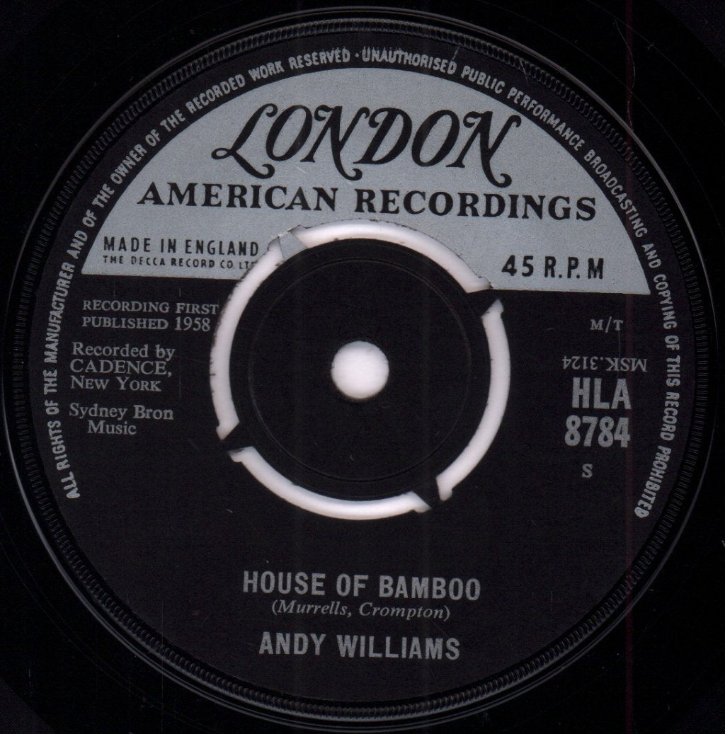 Andy Williams - Hawaiian Wedding Song - 7 Inch
