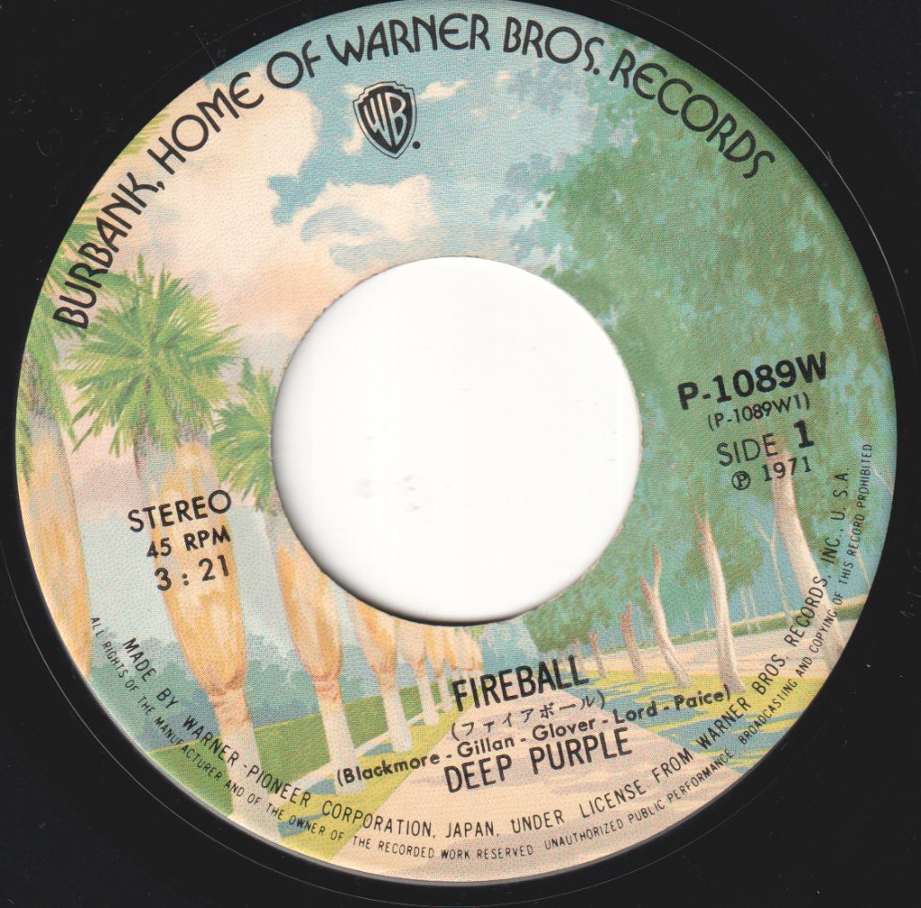 Deep Purple - Fireball - 7 Inch