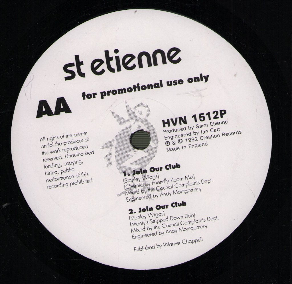 Saint Etienne - Join Our Club - 12 Inch