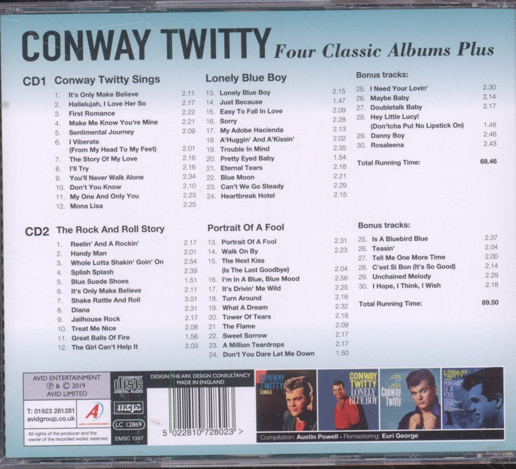 Conway Twitty - Four Classic.. -Box Set- - Double Cd