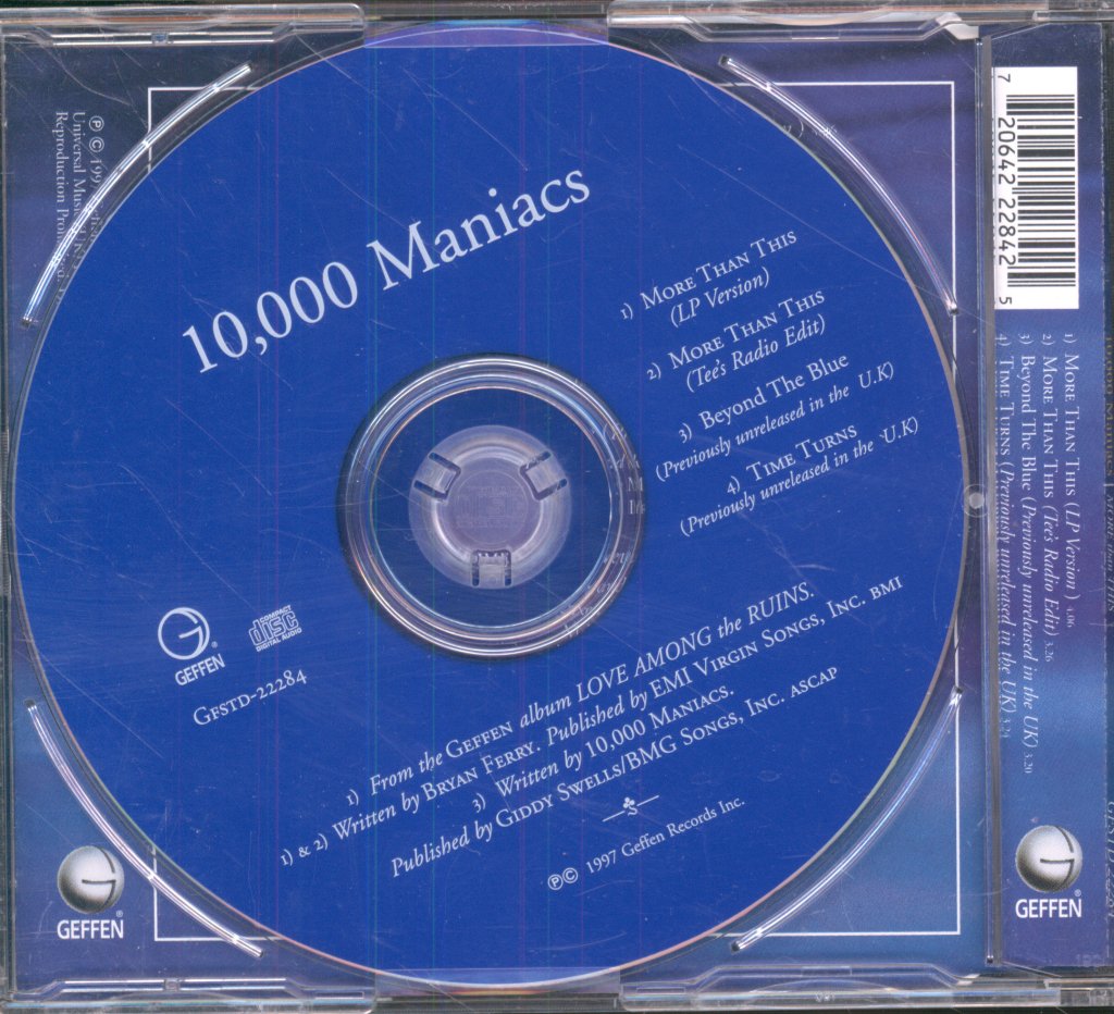 10,000 Maniacs - More Than This - Cd