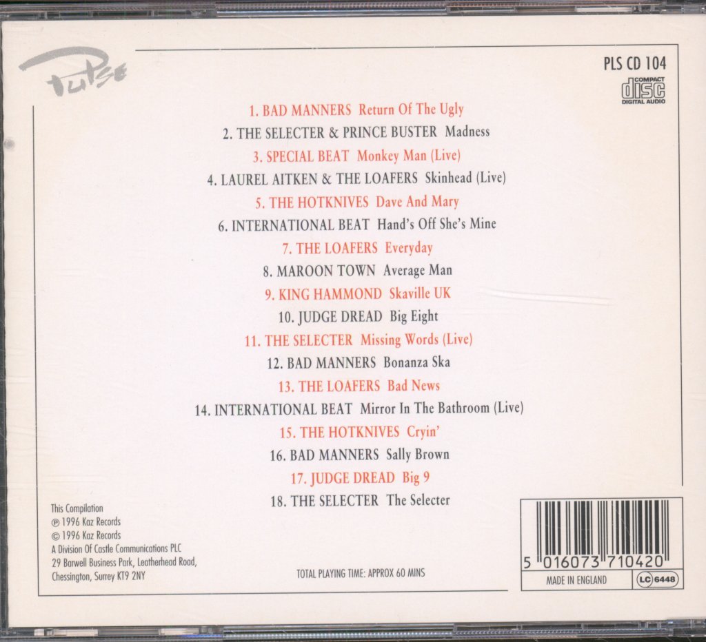 Various Artists - Ska Crazy (Return Of The Ugly) - Cd