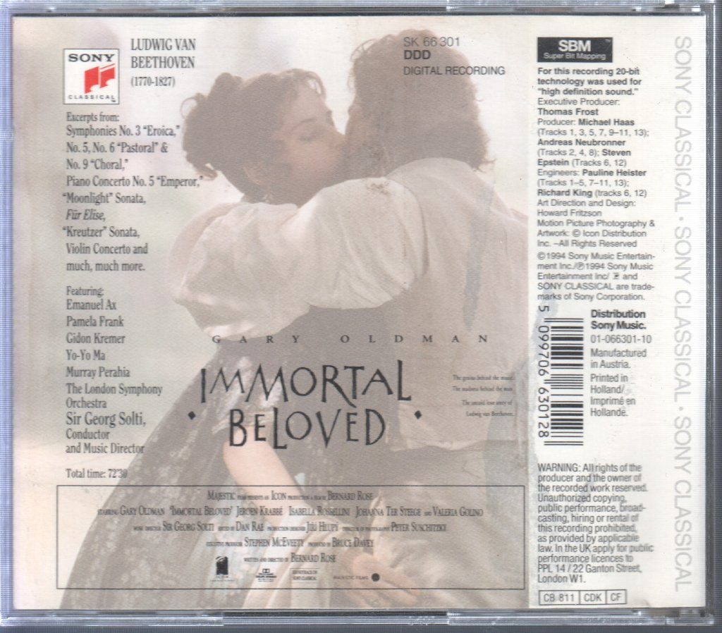 Immortal Beloved - Original Motion Picture Soundtrack - Cd