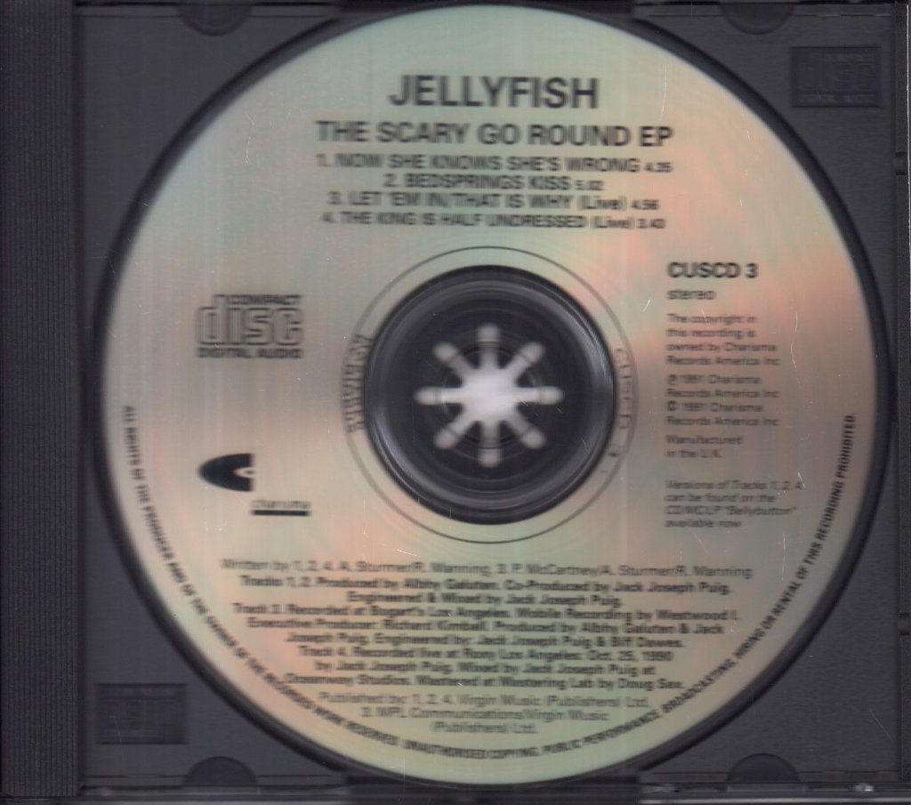 Jellyfish - Now She Knows She's Wrong - Cd