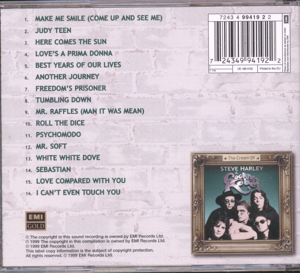 Steve Harley & Cockney Rebel - Cream Of Steve Harley & Cockney Rebel - Cd