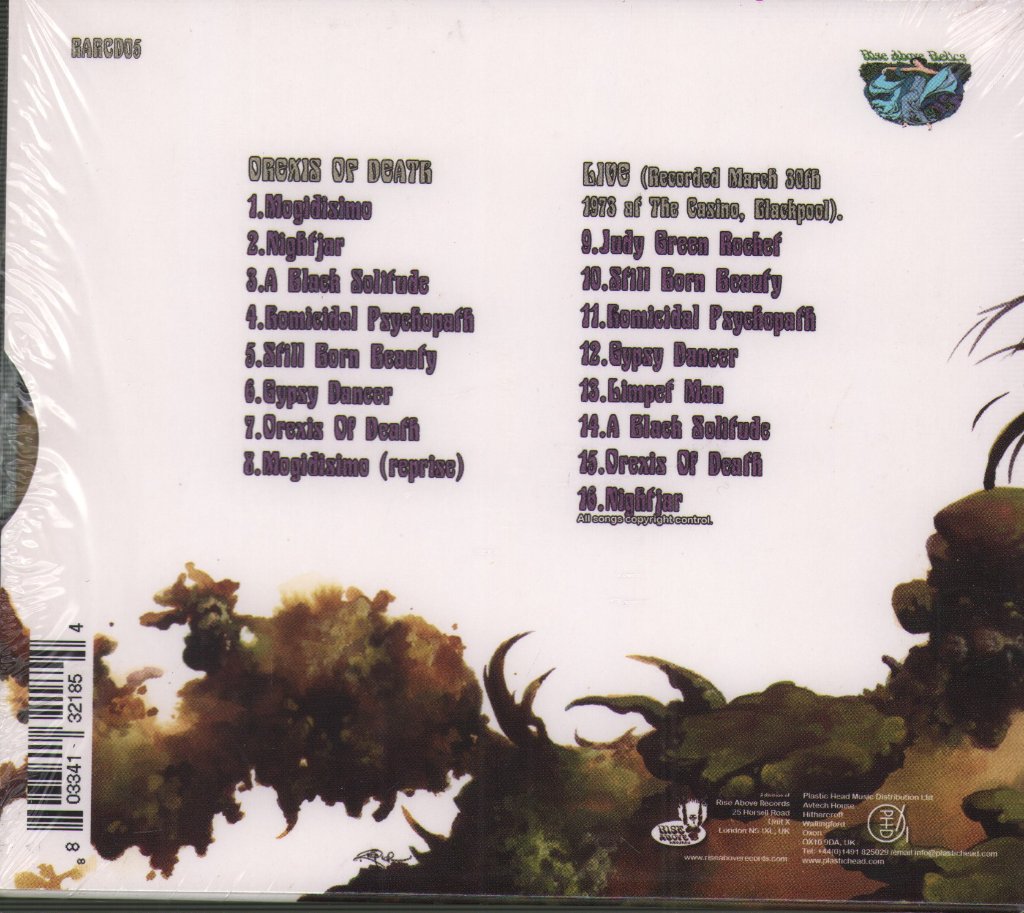 Necromandus - Orexis Of Death & Live - Cd