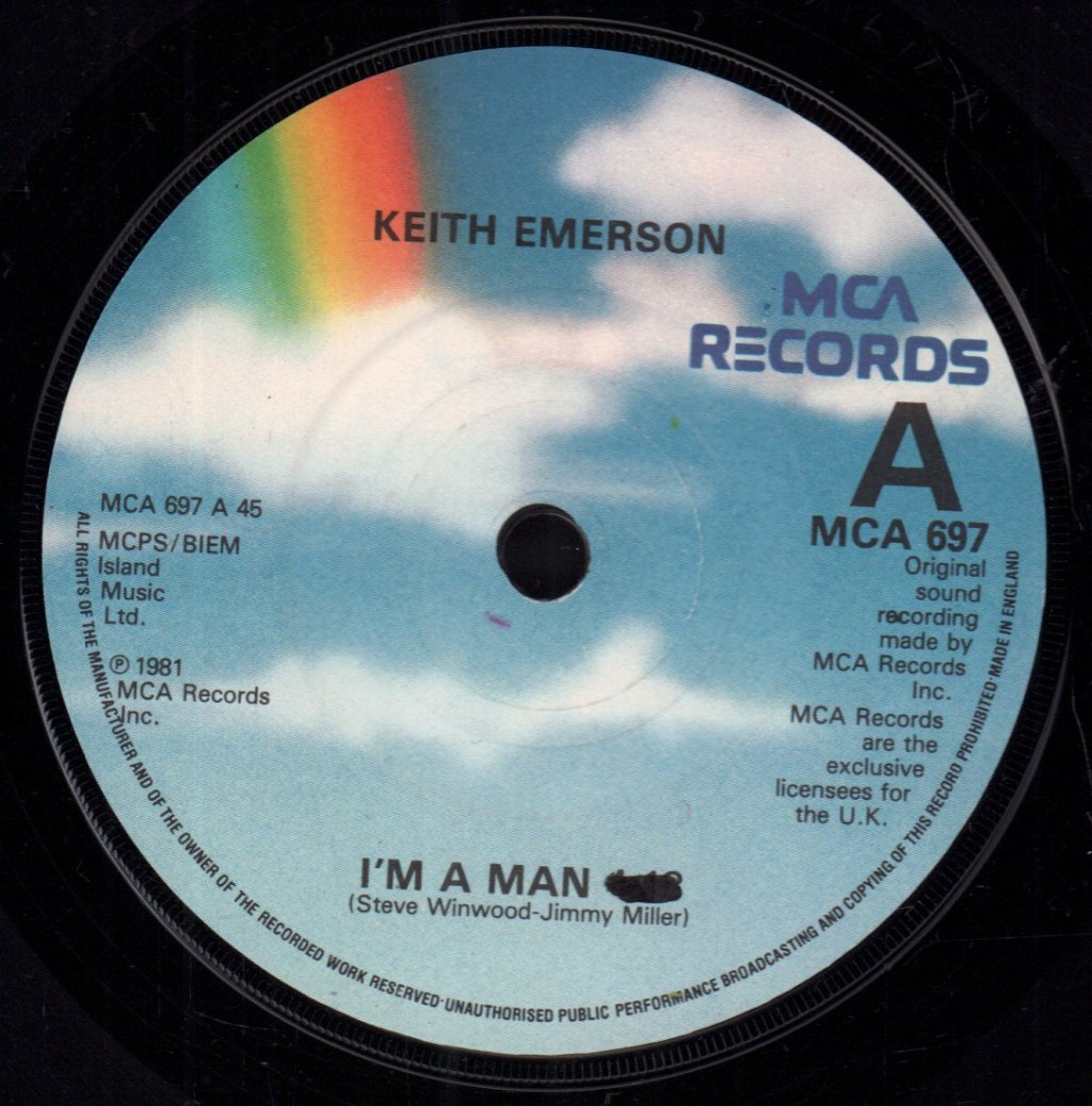Keith Emerson - I'm A Man - 7 Inch