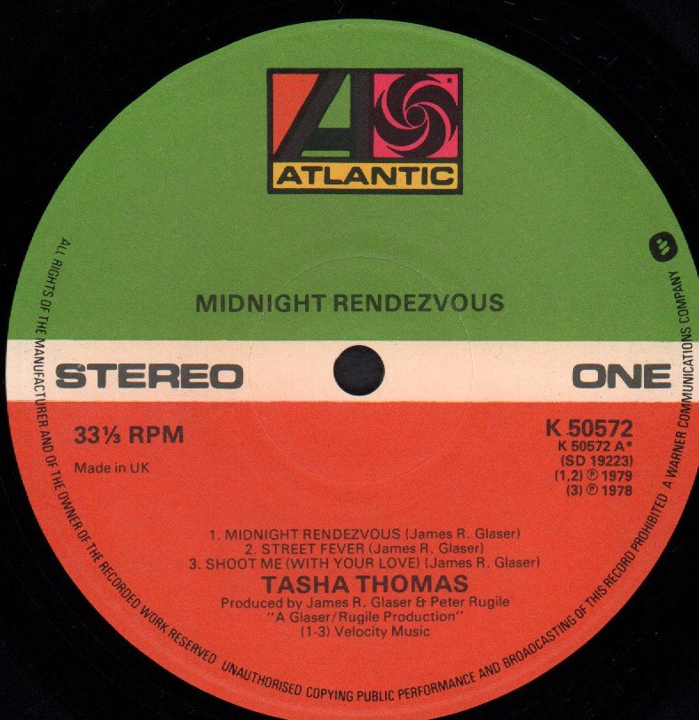 Tasha Thomas - Midnight Rendezvous - Lp