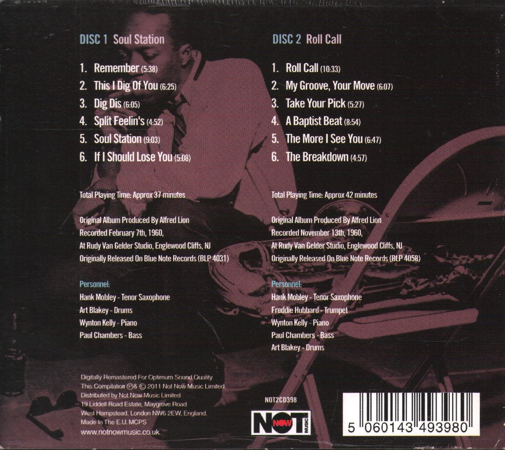 Hank Mobley - Dig Dis - Double Cd
