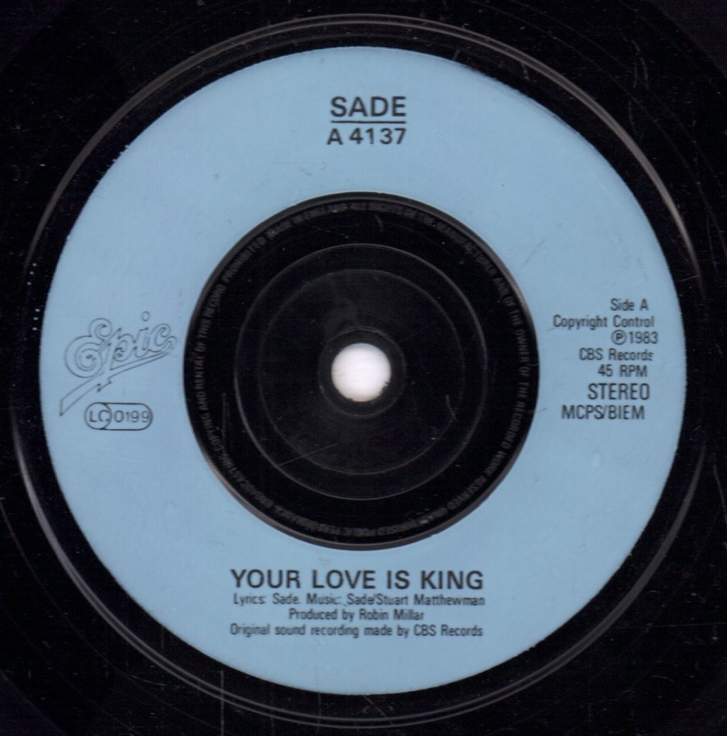 Sade - Your Love Is King - 7 Inch