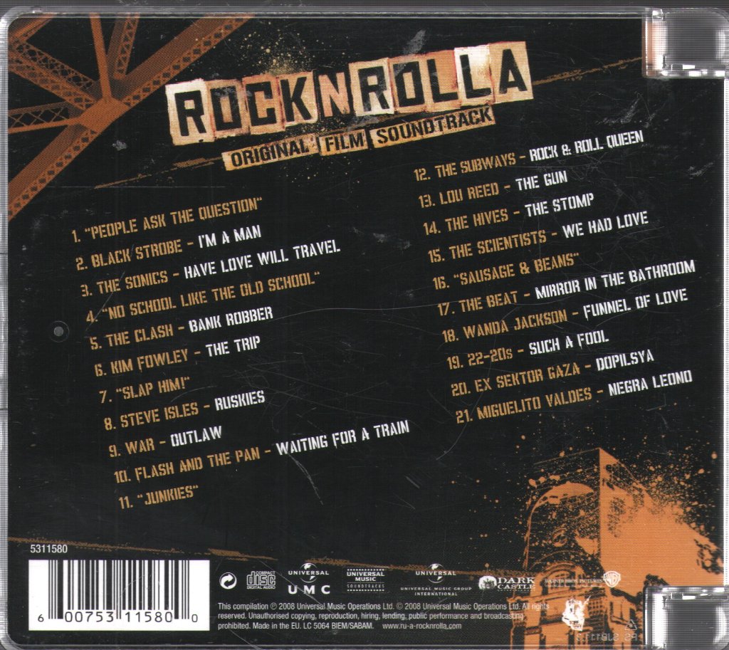 RockNRolla - Original Film Soundtrack - Cd
