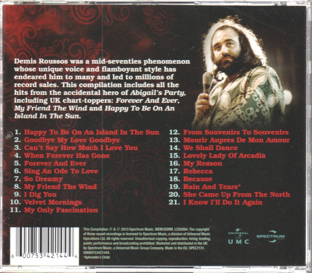 Demis Roussos - Forever & Ever: The Best Of - Cd